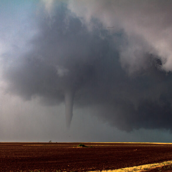 Fall Tornado near Wakita, OK on September 17, 2011