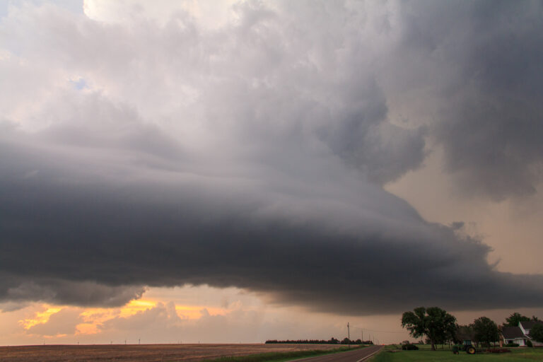 Supercells near Russell, KS