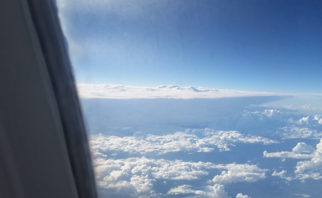 Nice storm seen on TUL-SLC flight