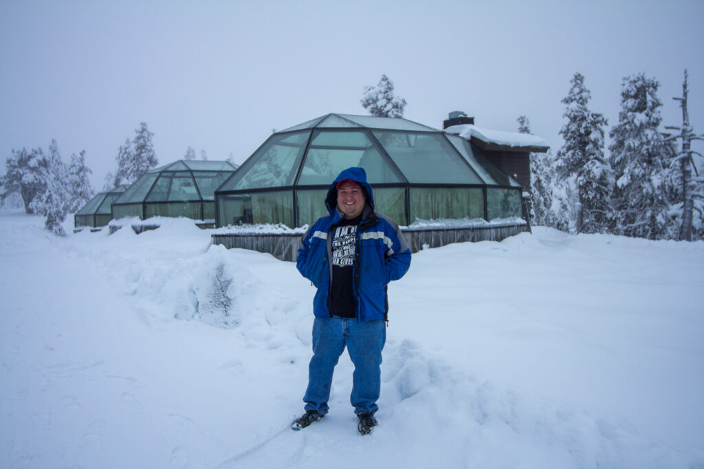 Me and the Aurora Igloo