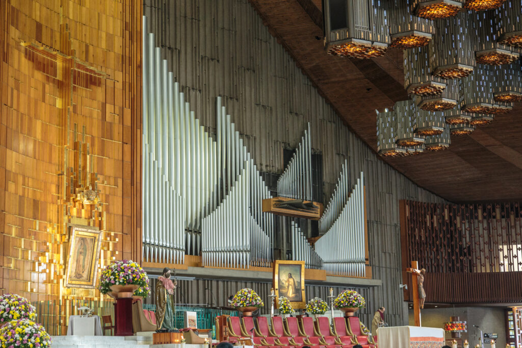 Inside Basilica of Our Lady of Guadalupe