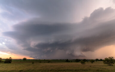 Supercell near Prosper, TX on April 21, 2017