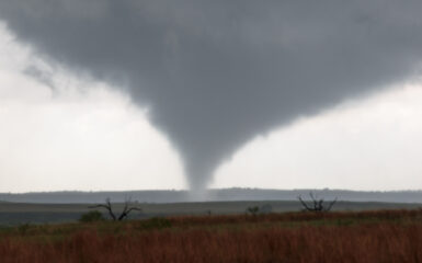 Tornado near Chester, OK on May 18, 2017.