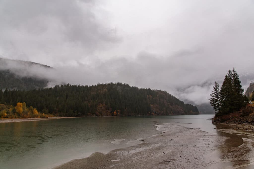 Diablo Lake along Highway 20 in North Cascades National Park