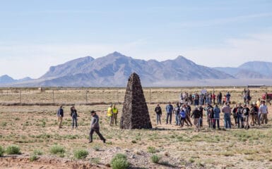 Trinity Site in White Sands Missile Range