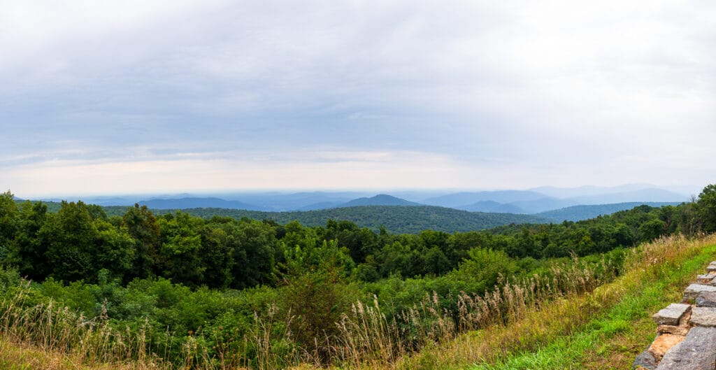 Rattlesnake Point Overlook Skyline Drive in Shenandoah National Park