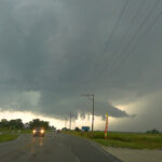 Wall Cloud west of Cicero Indiana on June 25, 2023