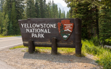 Yellowstone Sign